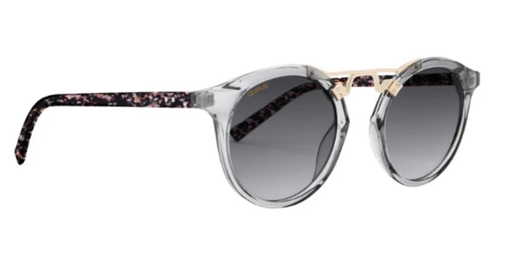 QWAVE Smoke Gradient Lense Tortoise Retro Shades Gold Polarized Sunglasses New
